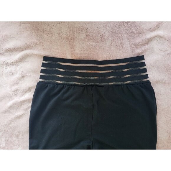 Elasticated pants, for women, high waist, black, size S - Picture 5 of 6